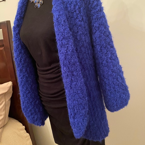 Evelyn Monteza Baby Alpaca Blue Cardigan - Picture 6 of 12